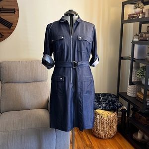 Dress barn demim dress. Size 16. excellent condition .